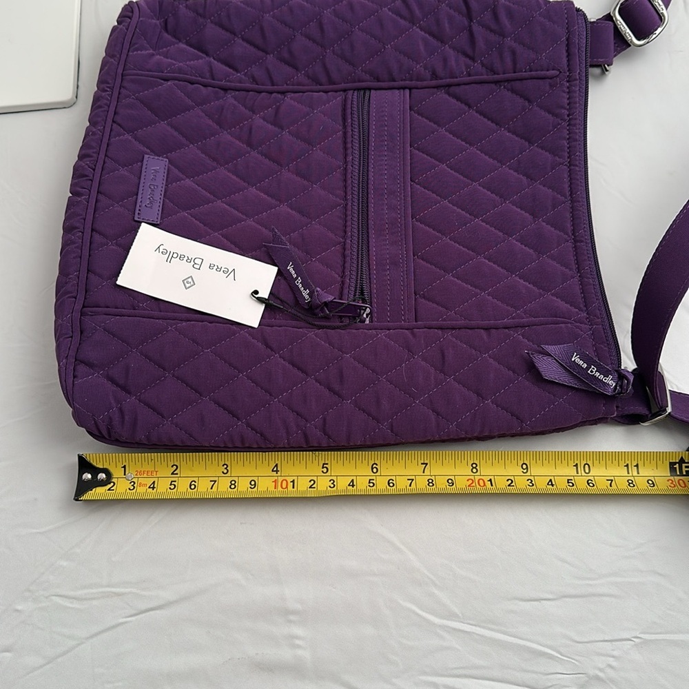 Vera Bradley Elderberry purple quilted Hipster crossbody bag - Picture 6 of 12